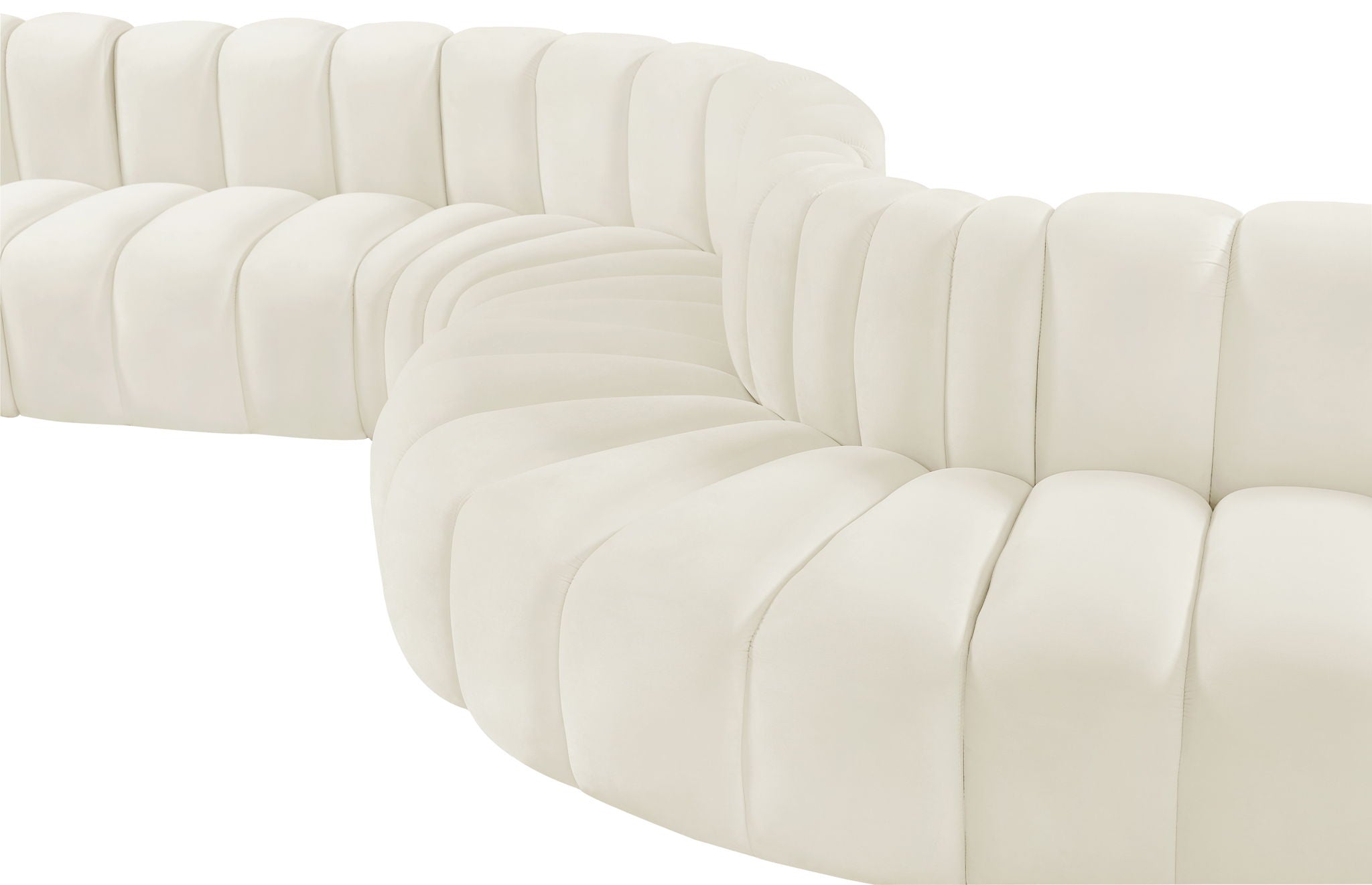 Arc - Velvet 6 Piece Modular Sofa