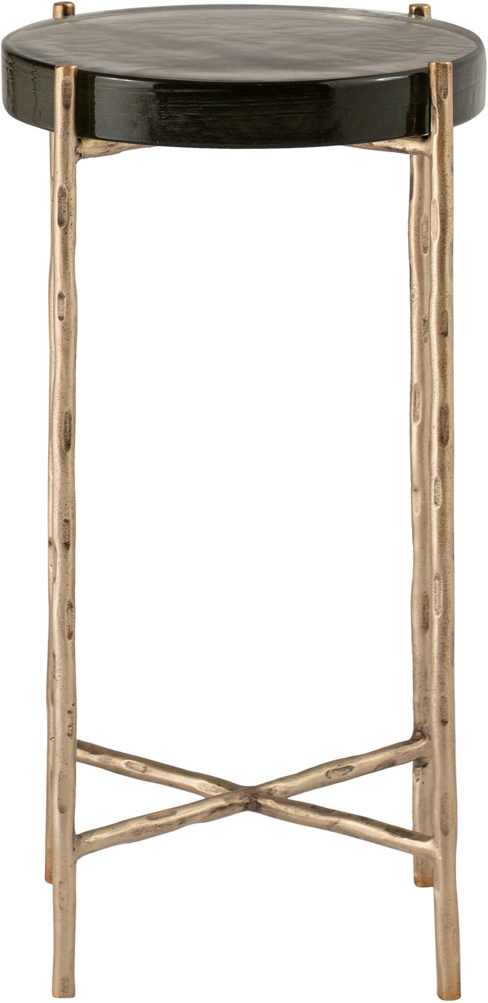 Vetra - Iron Base Bunching End Table - Brass