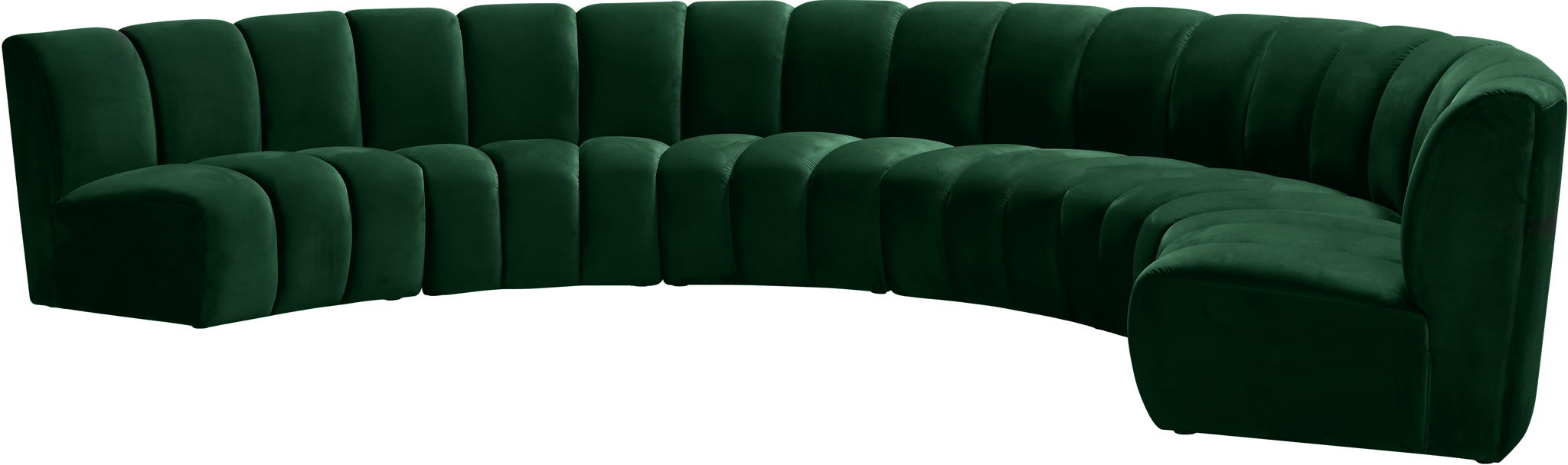 Infinity - 6 Piece Velvet Modular Sectional