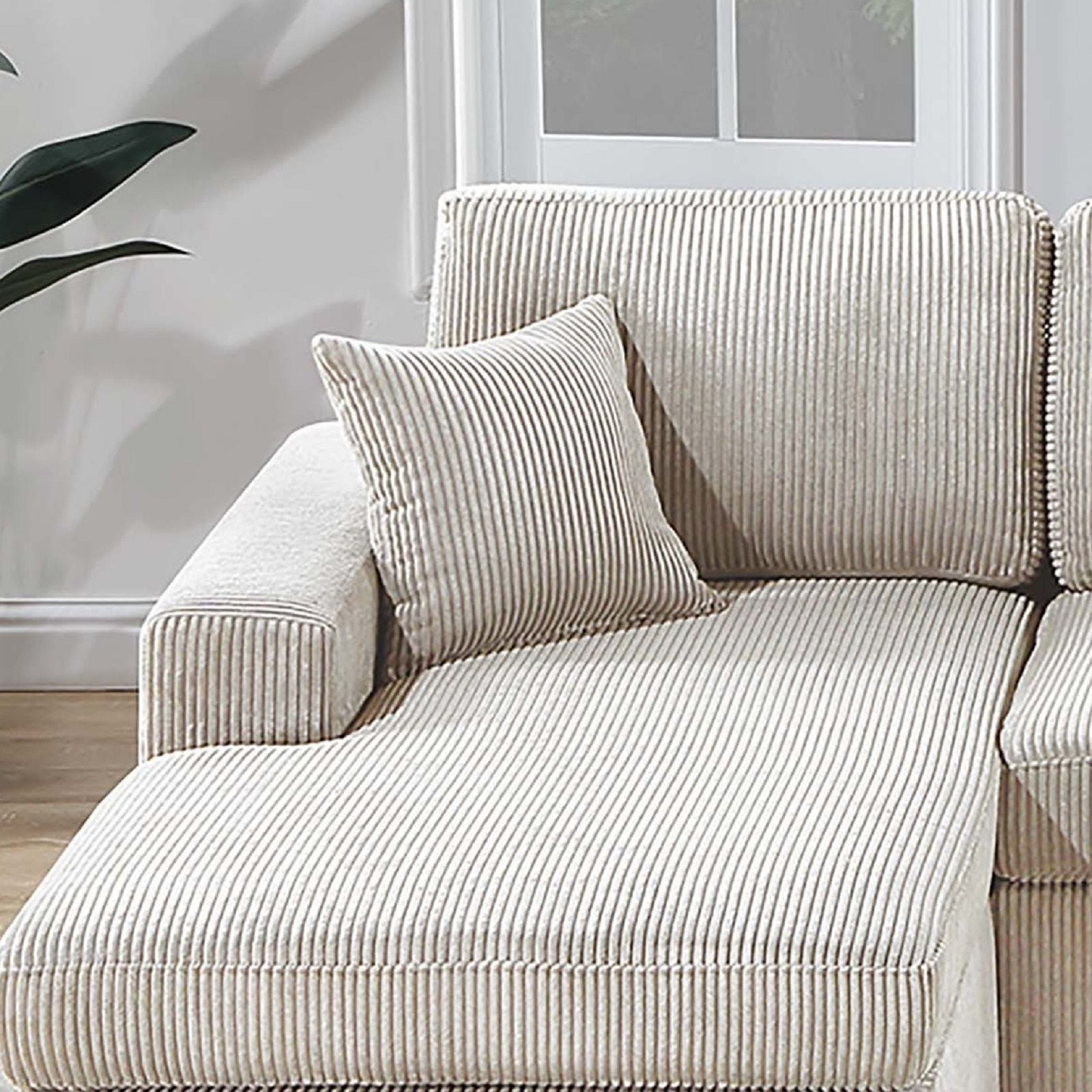 Modern Design Sectional Set With Right And Left Arm Chaise