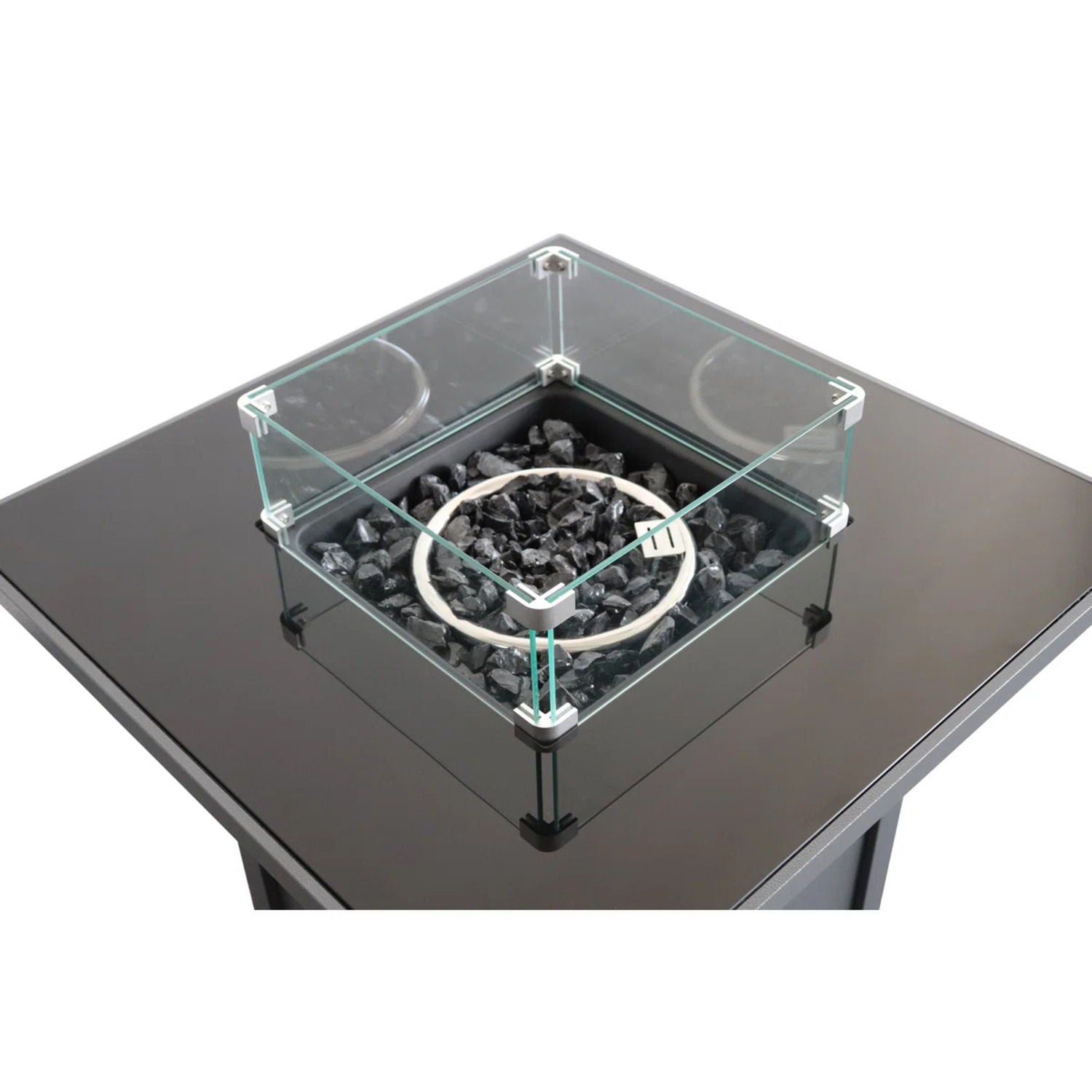 Powdercoated Fire Pit With Top