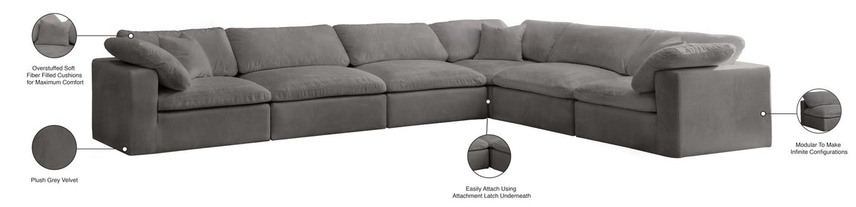 Cozy - 6 Piece Modular Corner Sectional