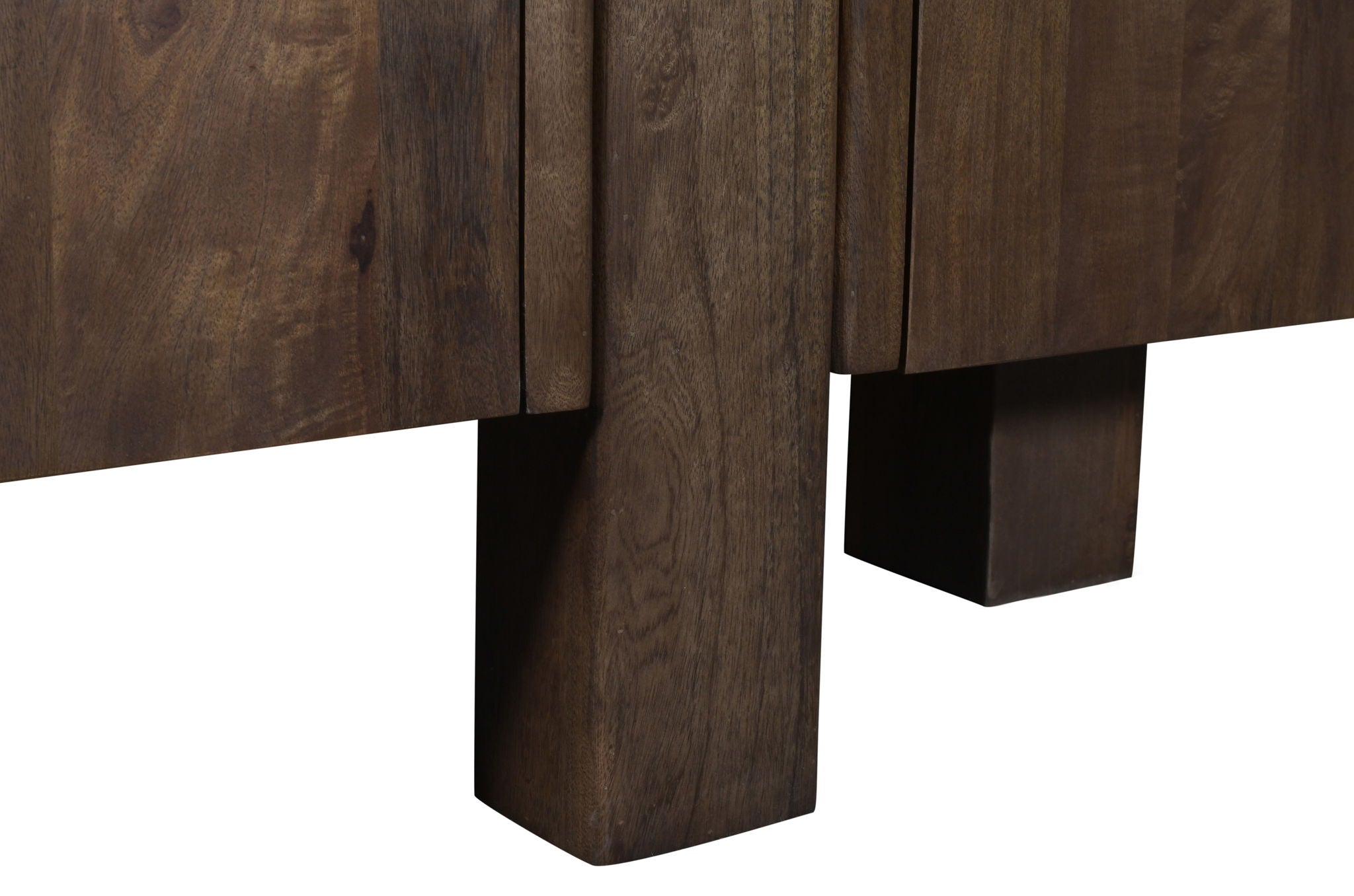 Pietra - Travertine And Mango Wood Sideboard / Buffet - Brown / Beige