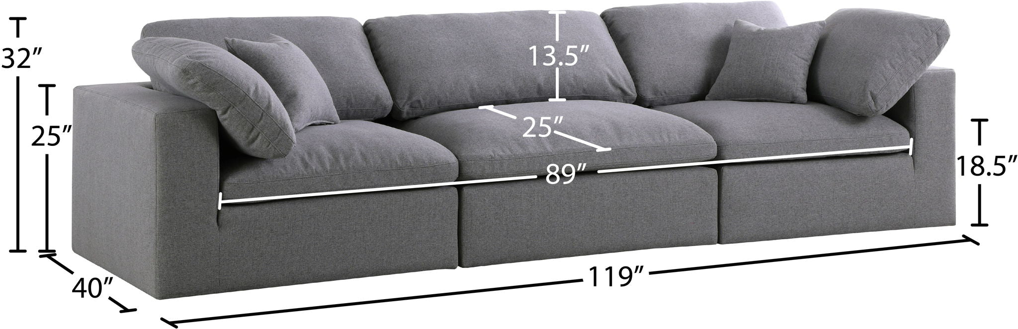 Serene - Modular 3 Seat Sofa