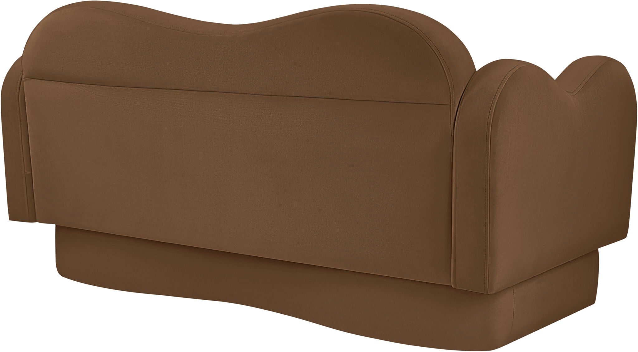 Bloom - Velvet Loveseat - Saddle