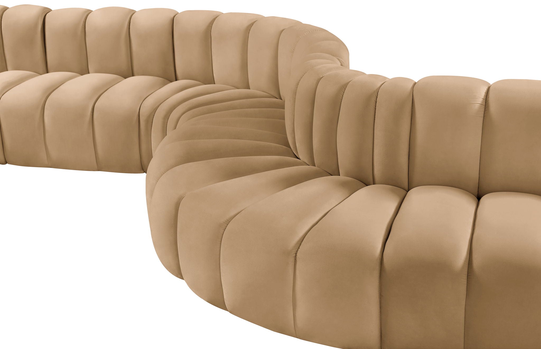 Arc - Velvet 6 Piece Modular Sofa