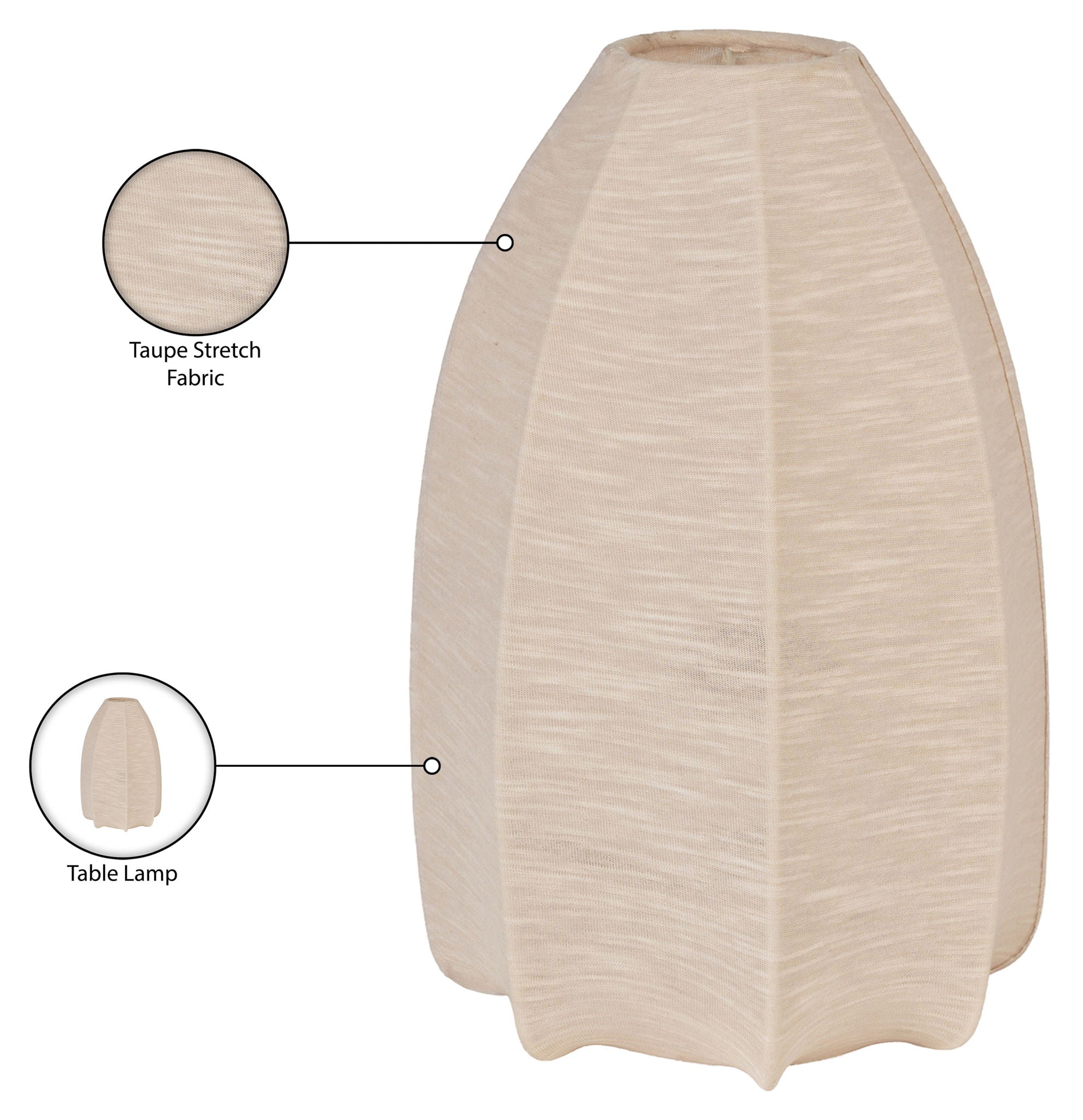 Lumaire - Stretch Fabric Table Lamp