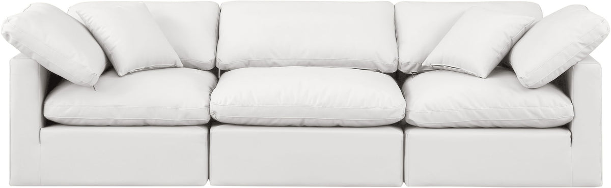 Indulge - Faux Leather 3 Seat Modular Sofa