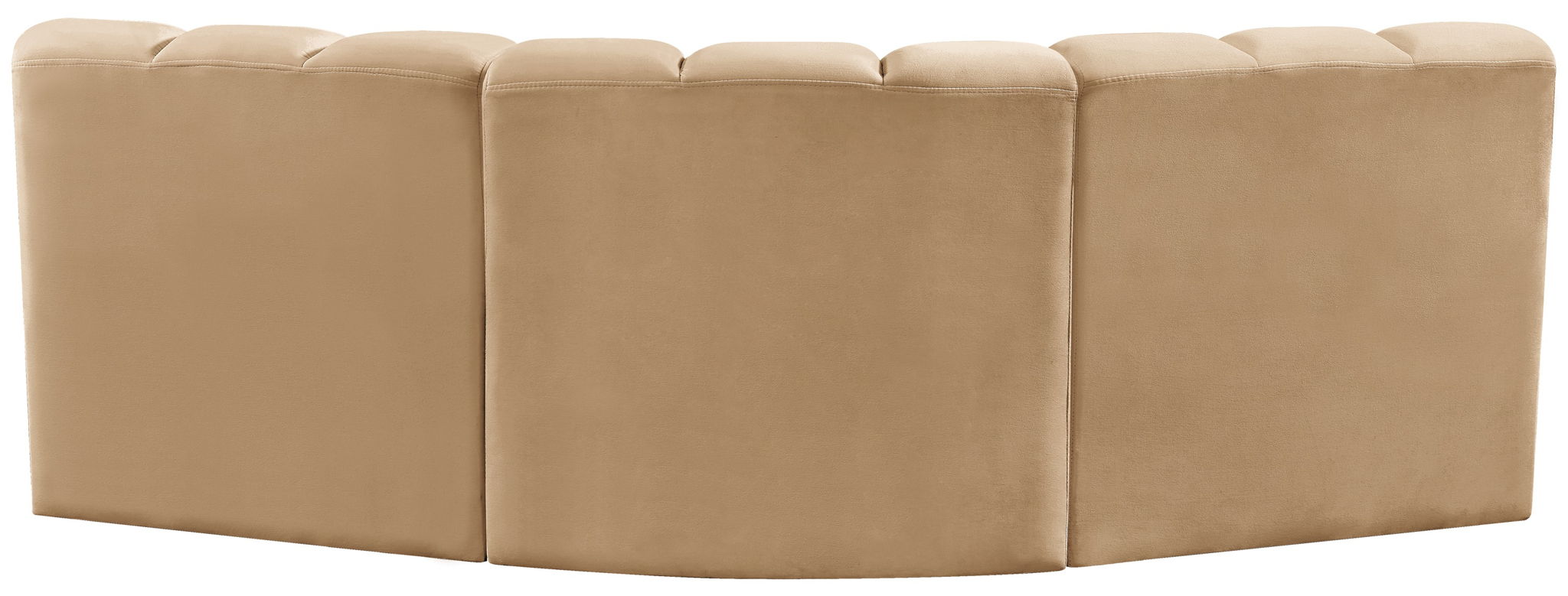 Arc - Velvet 3 Piece Modular Corner Sofa