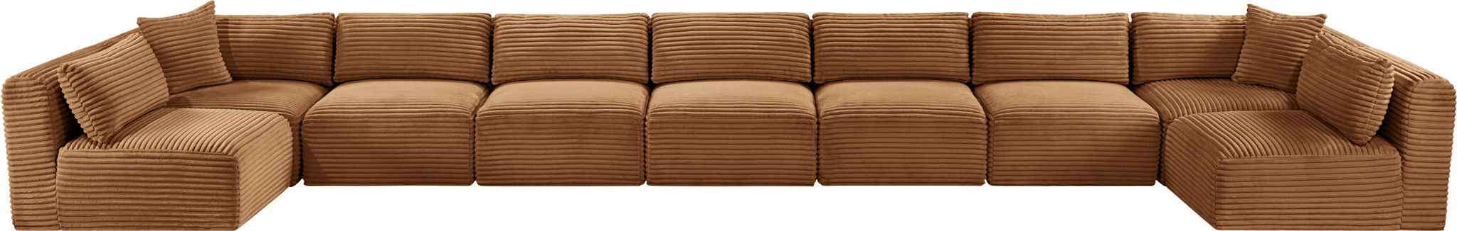 Shaggy - Fabric 9 Piece Modular Sectional