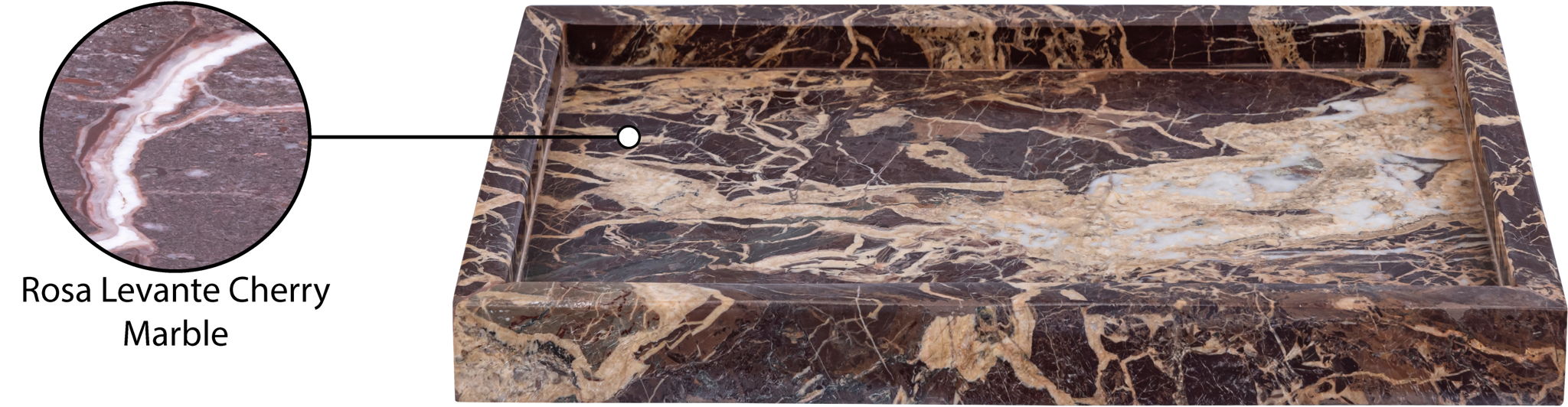 Barletta - Marble Rectangular Tray