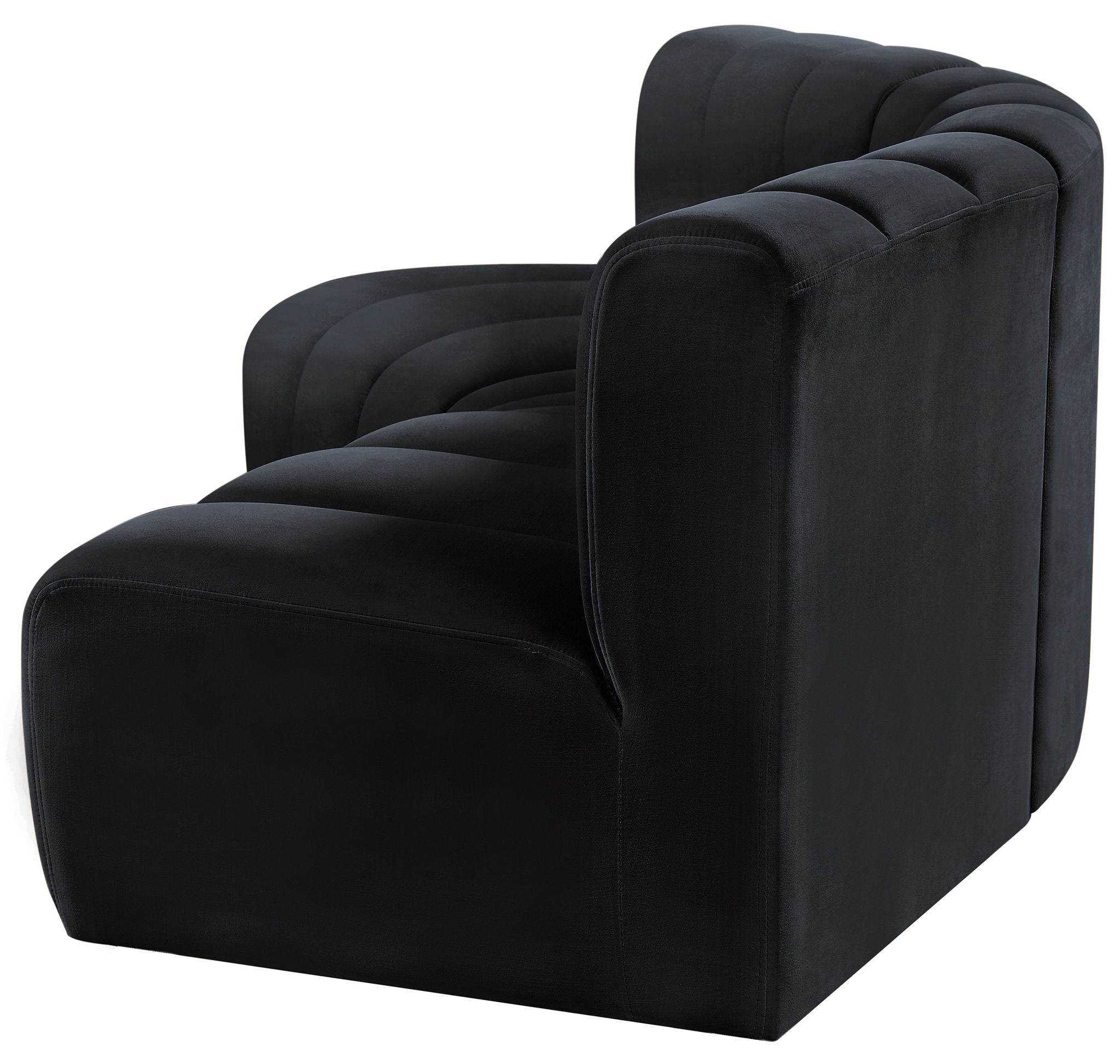 Arc - Velvet 3 Piece Modular Corner Sofa