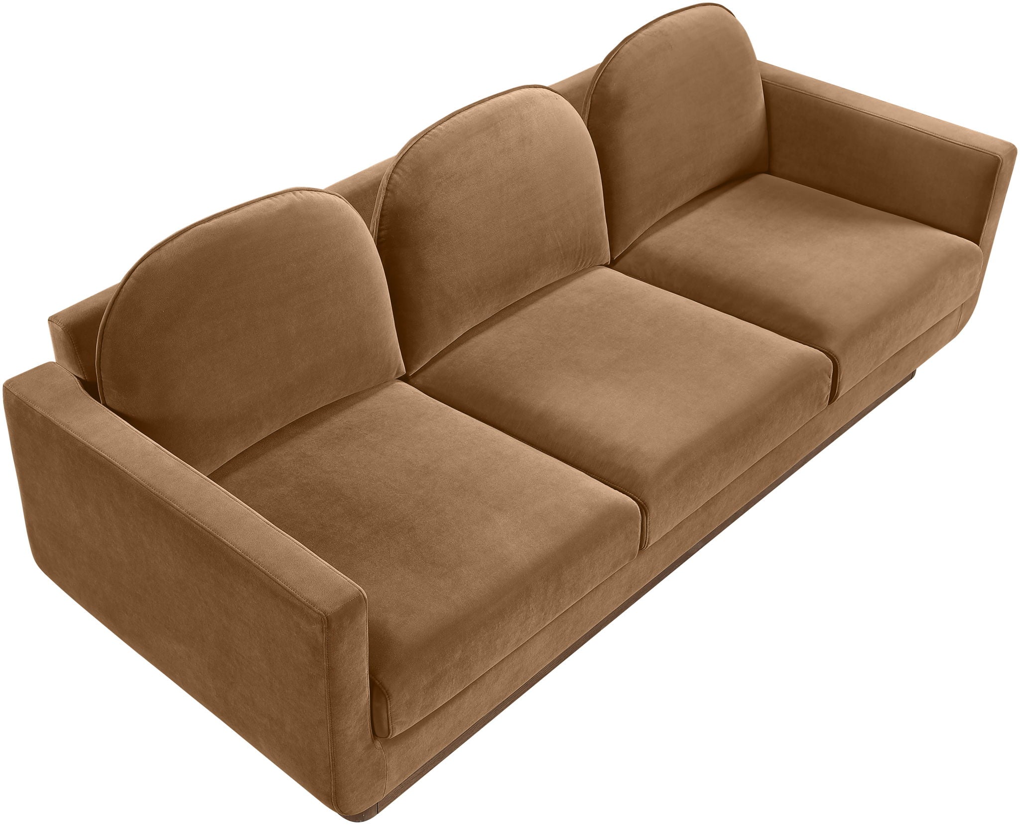 Diviento - Velvet Performance Fabric Upholstered Sofa