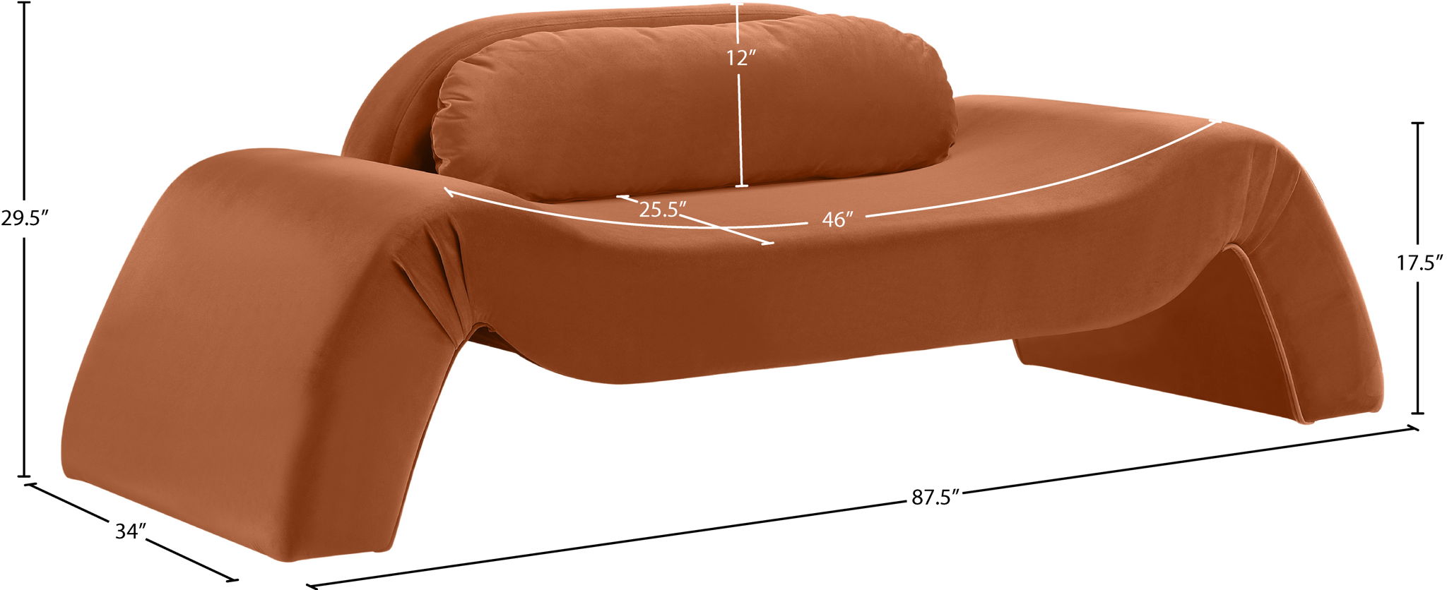 Austin - Velvet Loveseat