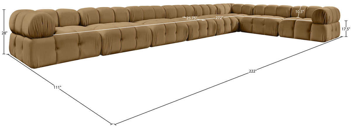 Orin - 8 Piece Modular Sectional (5 Modular Chairs, 3 Corner Chairs)