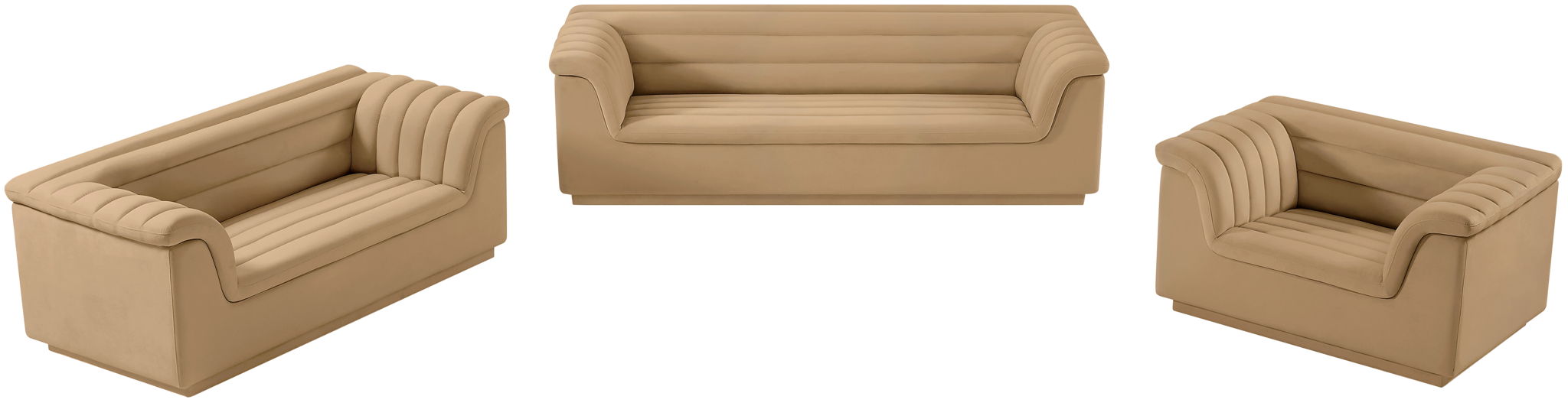 Cascade - Velvet Loveseat