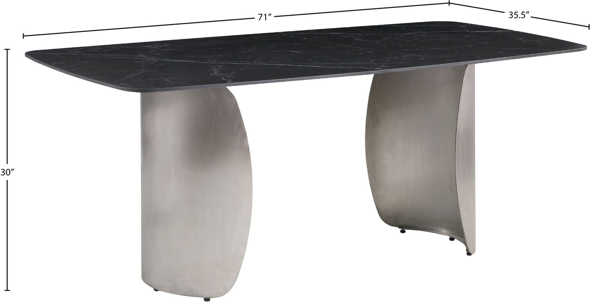 Niya - Dining Table - Black