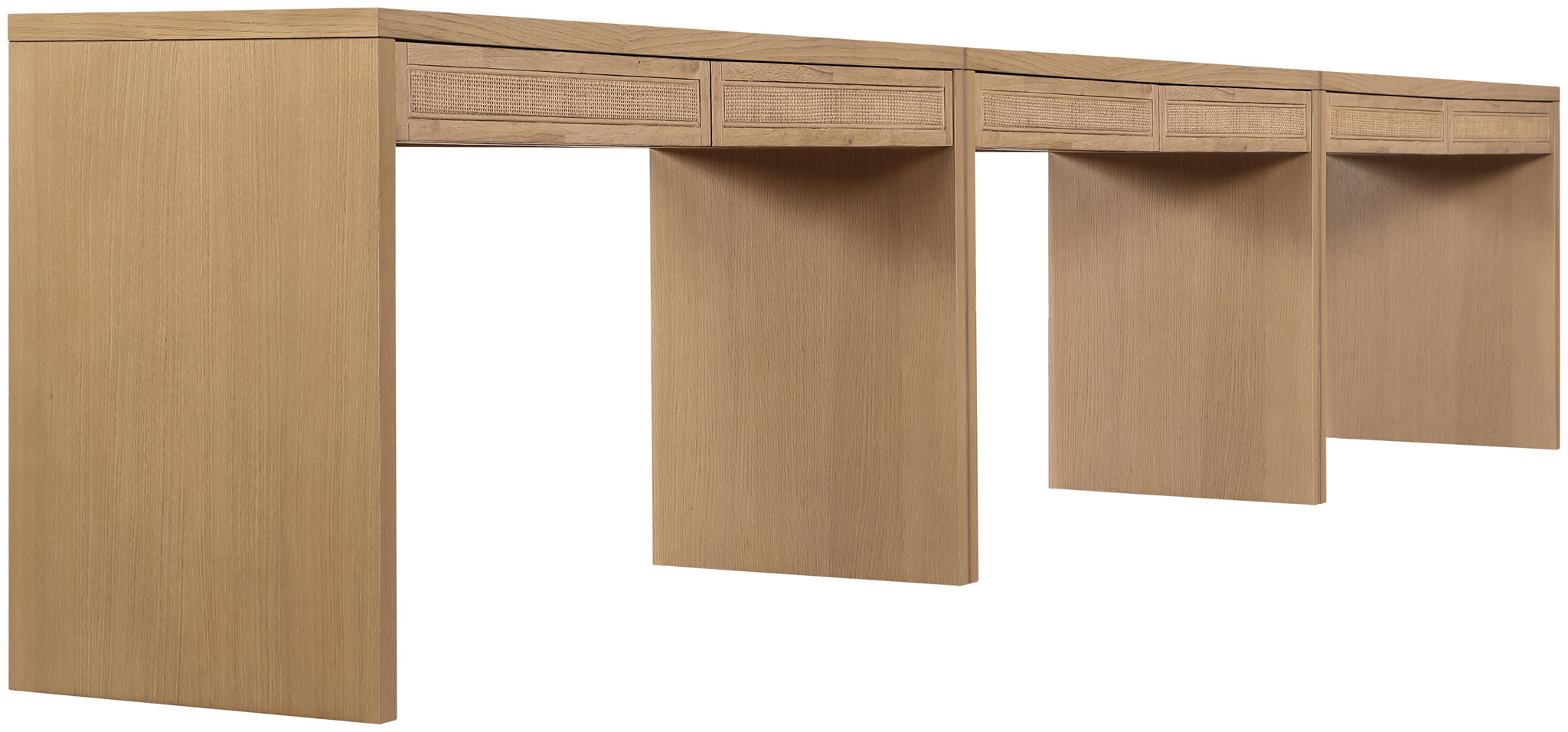 Avro - Solid Wood And Oak Veneer Desk