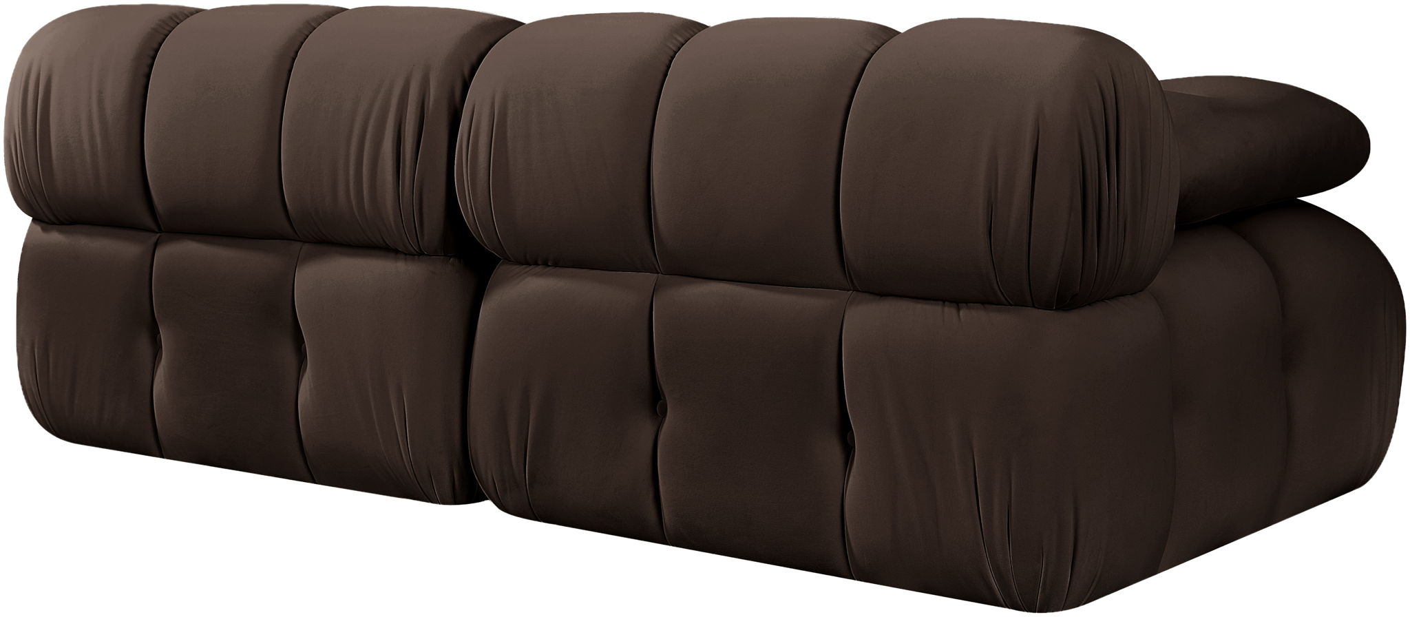 Orin - Velvet Performance Fabric Upholstered 2 Piece Modular Sofa
