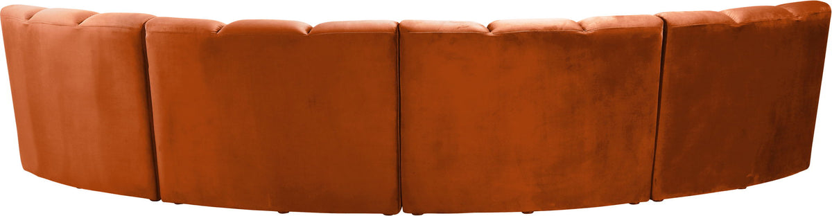 Infinity - 4 Piece Velvet Modular Sectional