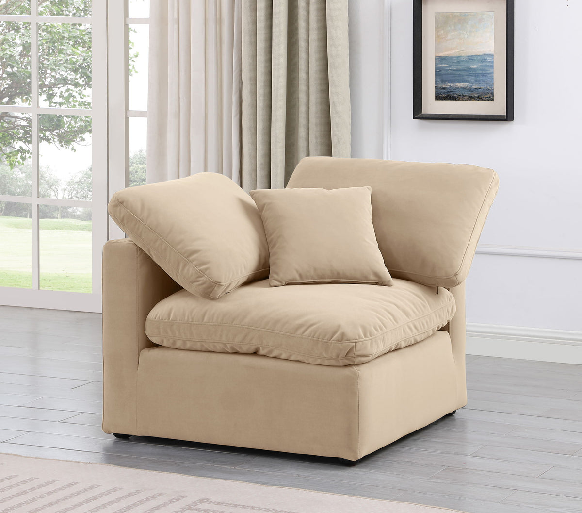 Indulge - Velvet Corner Chair
