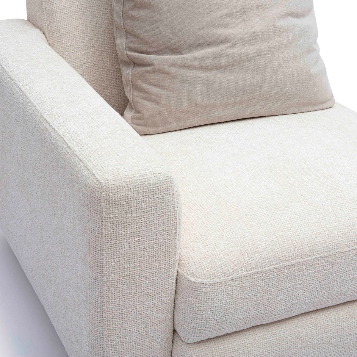 Perry - Modular LAF Corner Chair - Cream
