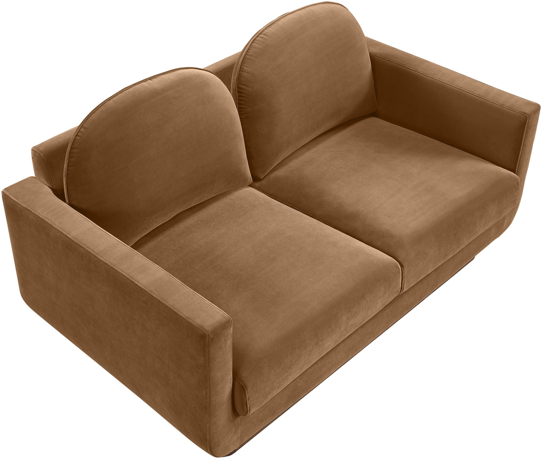 Diviento - Velvet Performance Fabric Upholstered Loveseat