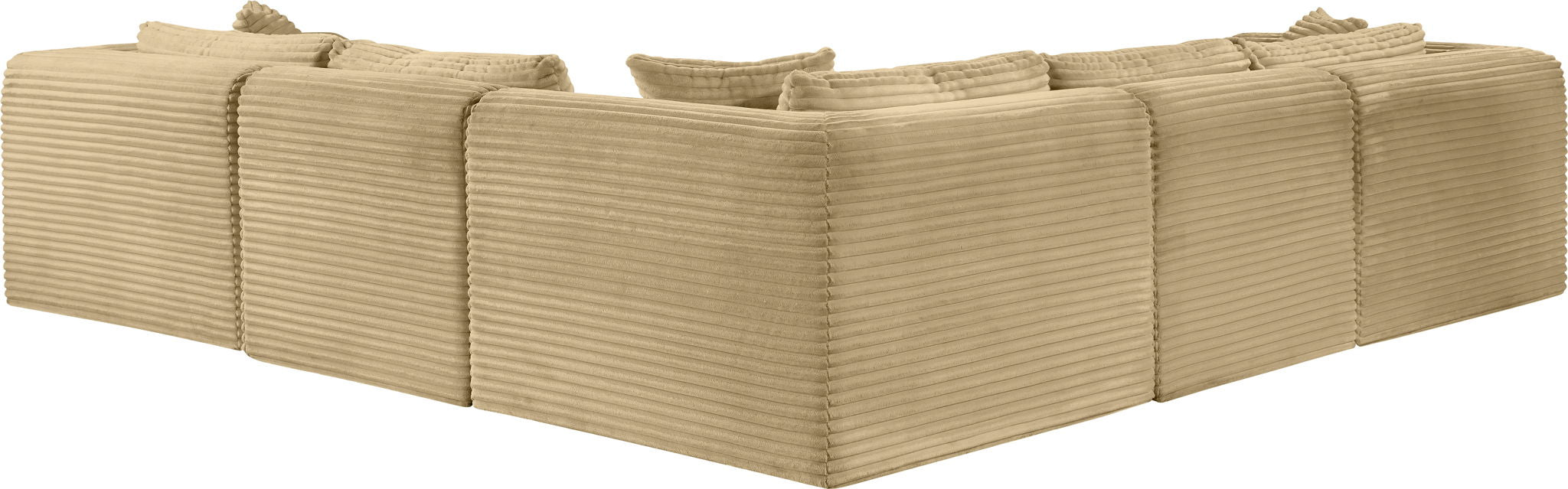Shaggy - 5 Piece Modular Corner Sectional