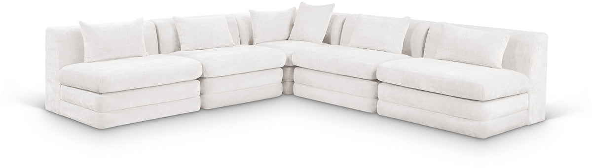 Stellar - 5 Piece Upholstered Modular Sectional