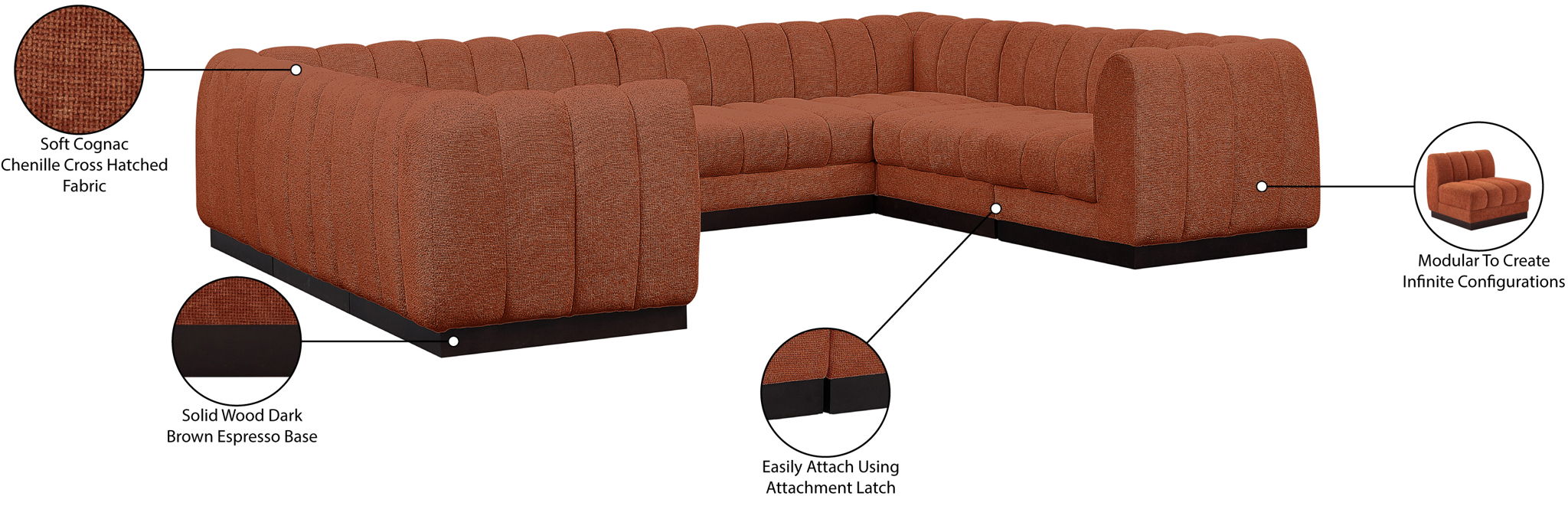 Quinn - 8 Piece Modular Sectional