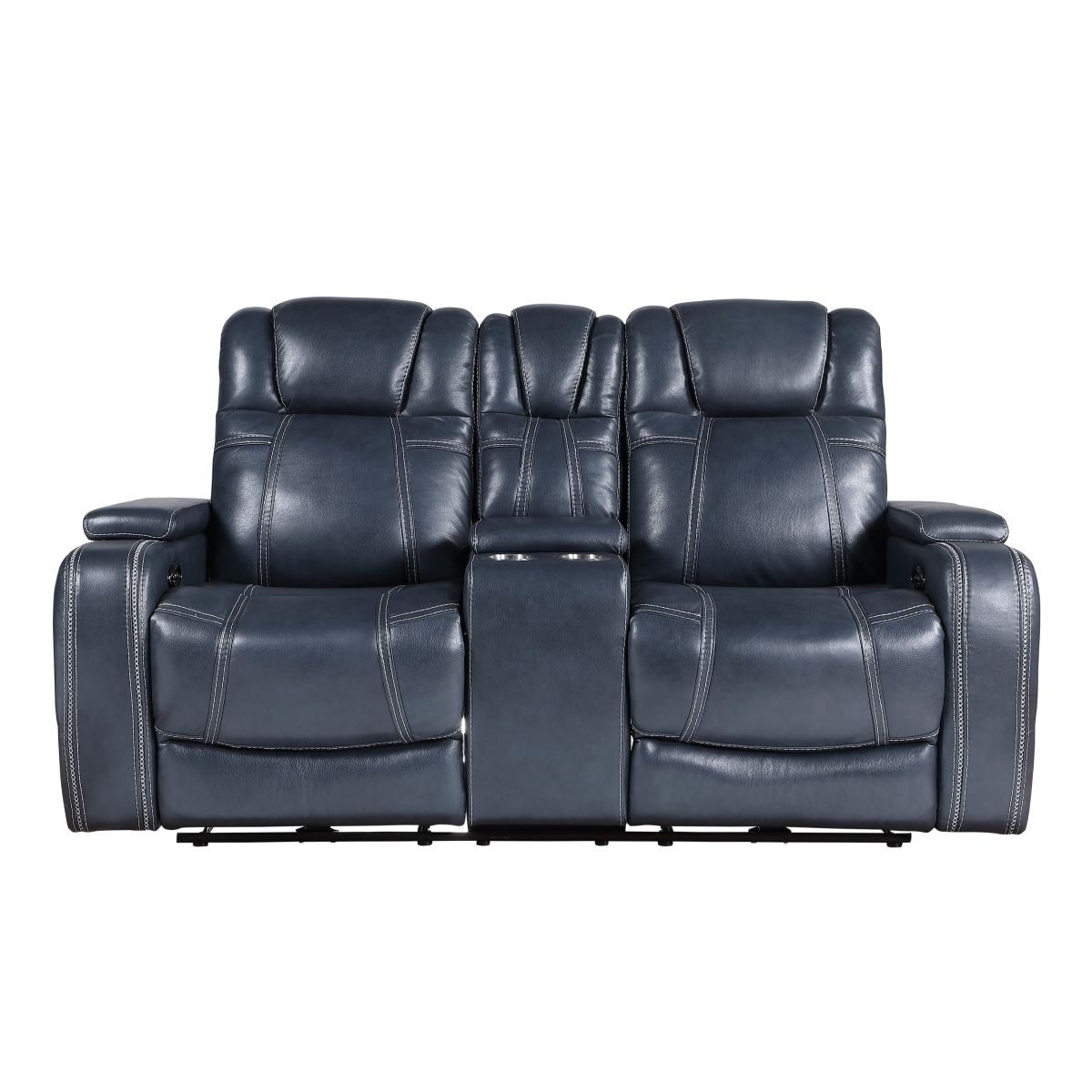 Keziah - Power Sofa & Loveseat - Blue