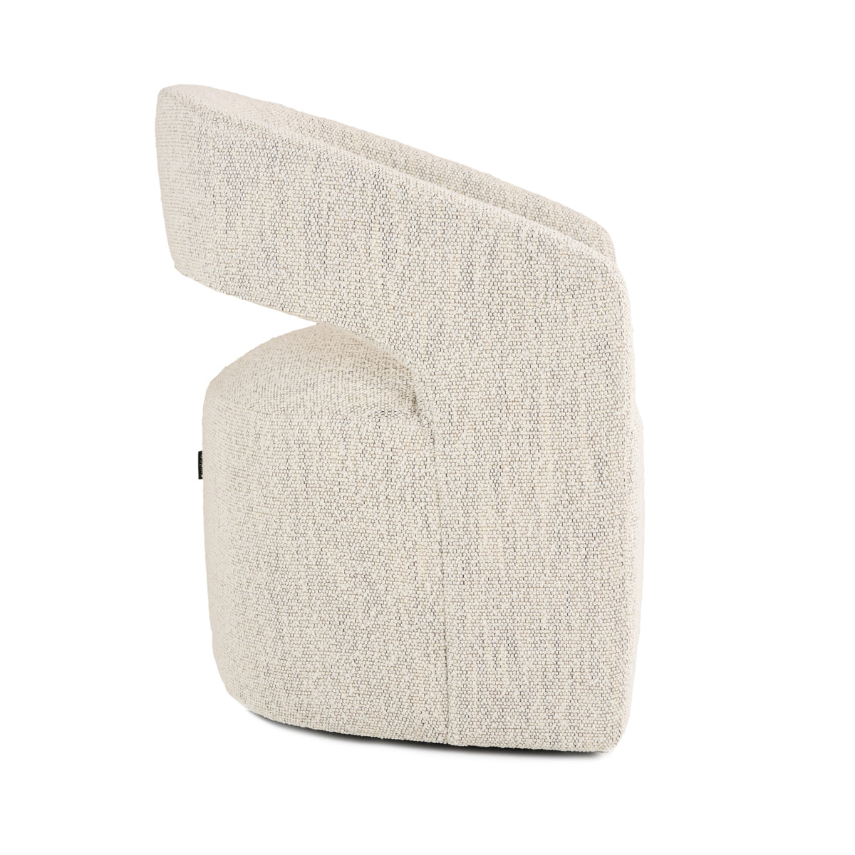Angie - Modern Beige Fabric Dining Chair