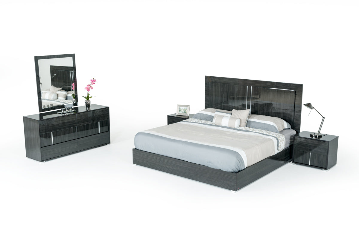 Ari Italian Modern Grey Dresser