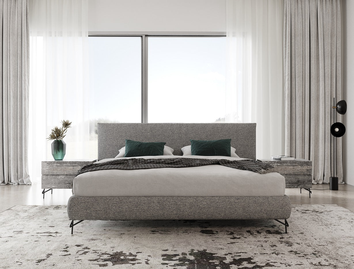 Nova Domus Aria - Italian Modern Multi Grey Q Bedroom Set
