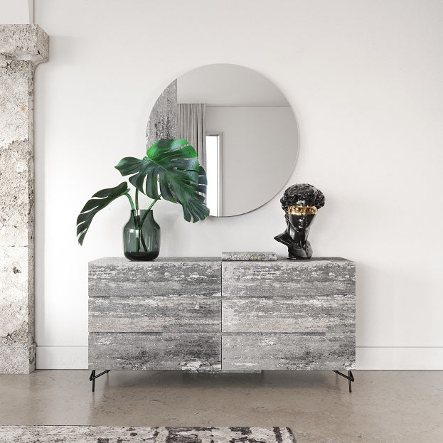 Nova Domus Aria - Italian Modern Multi Grey 4-Piece Bedroom Set