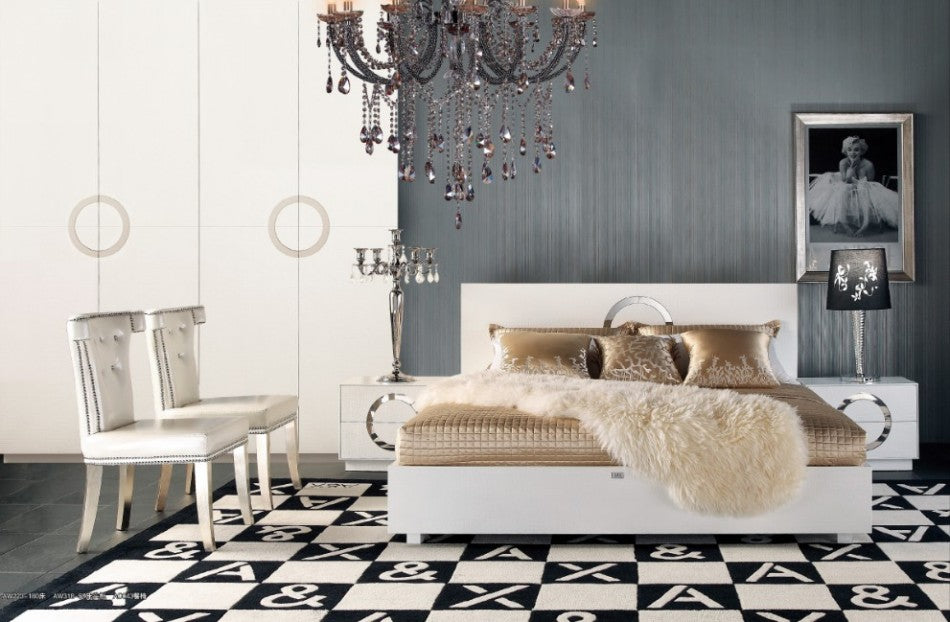 Queen A&X Ovidius Modern Queen Bedroom Set