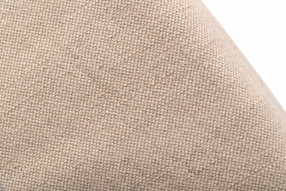 Modrest Axtell - Farmhouse Oatmeal Fabric Dining Arm Chair