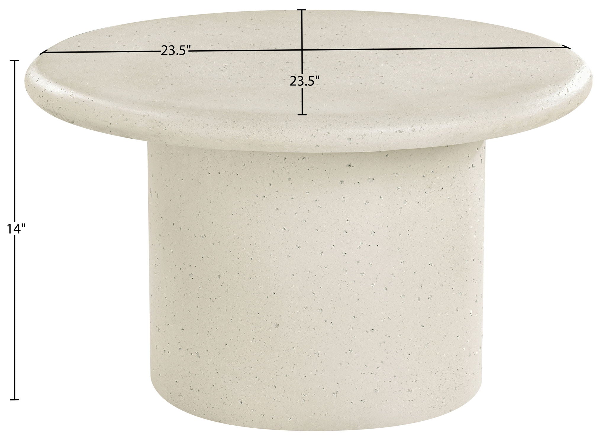 Emara - Concrete And Fiberglass Indoor / Outdoor Coffee Table