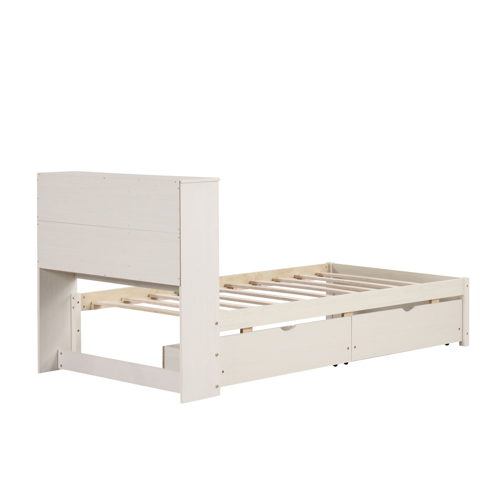 Bed Frame With Built In USB Port And 2 Drawers