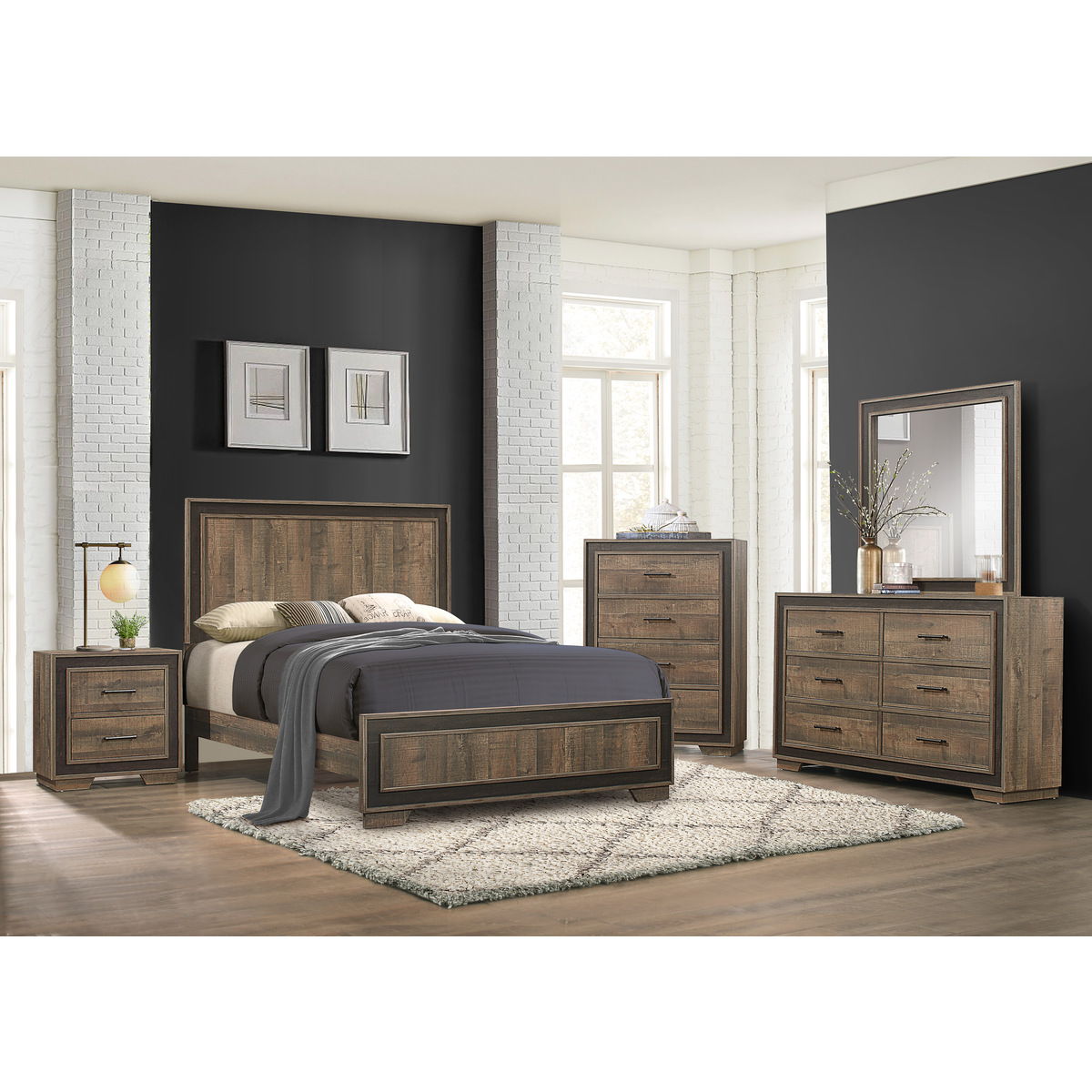 Ellendale - Dresser - Gray / Brown