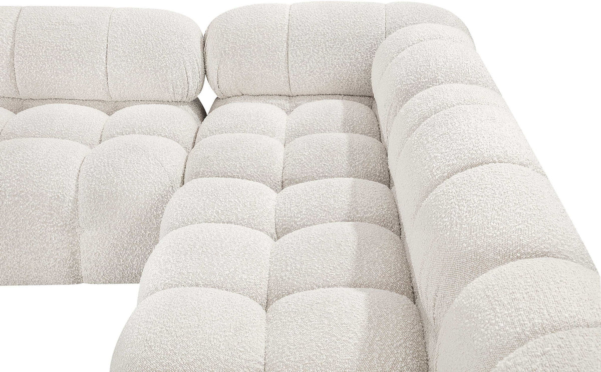 Ames - 5 Piece Fabric Modular Corner Sectional