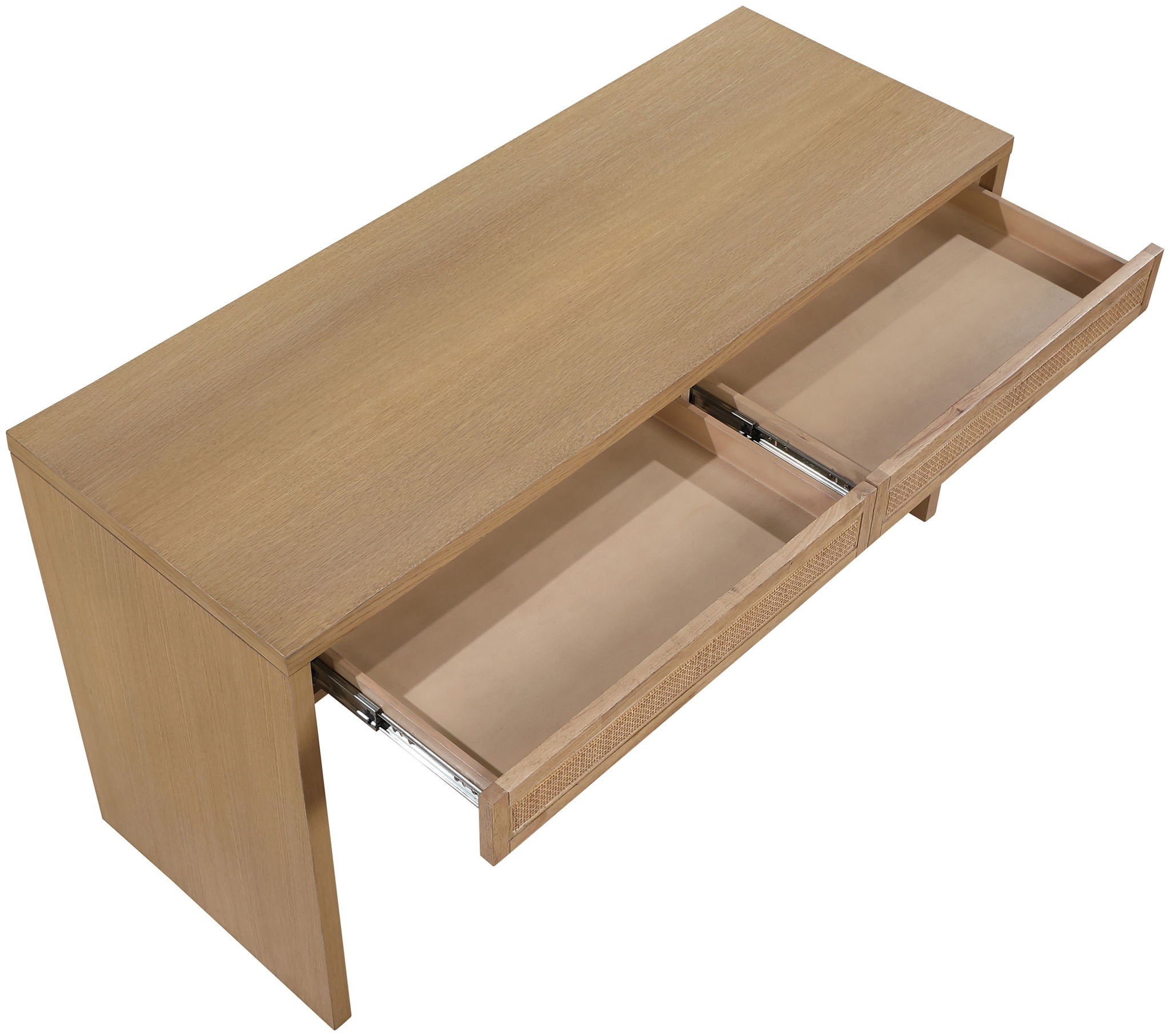 Avro - Solid Wood And Oak Veneer Desk