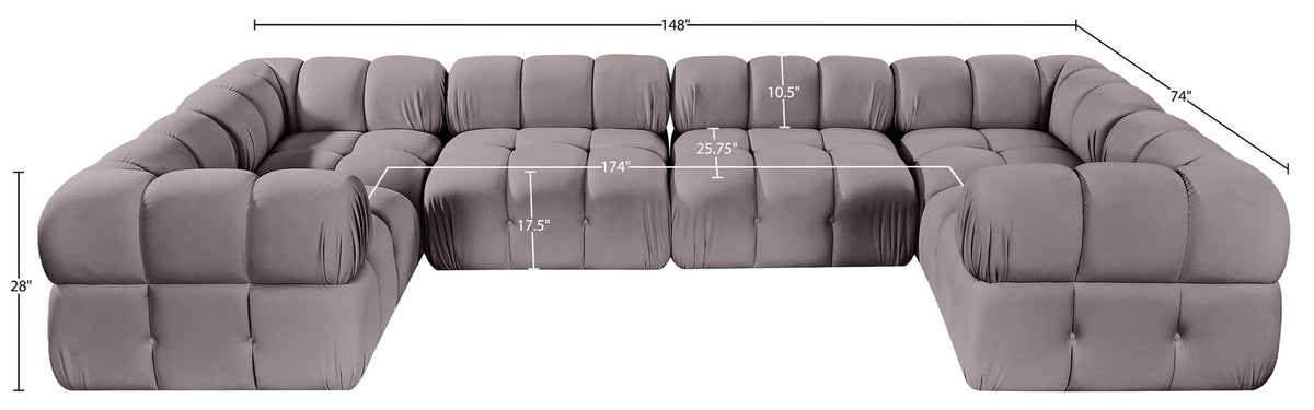 Orin - 6 Piece Modular Sectional (2 Modular Chairs, 4 Corner Chairs)