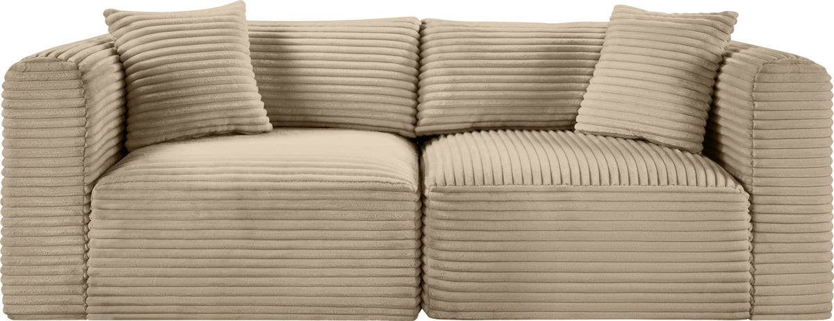 Shaggy - Fabric 2 Seat Modular Sofa