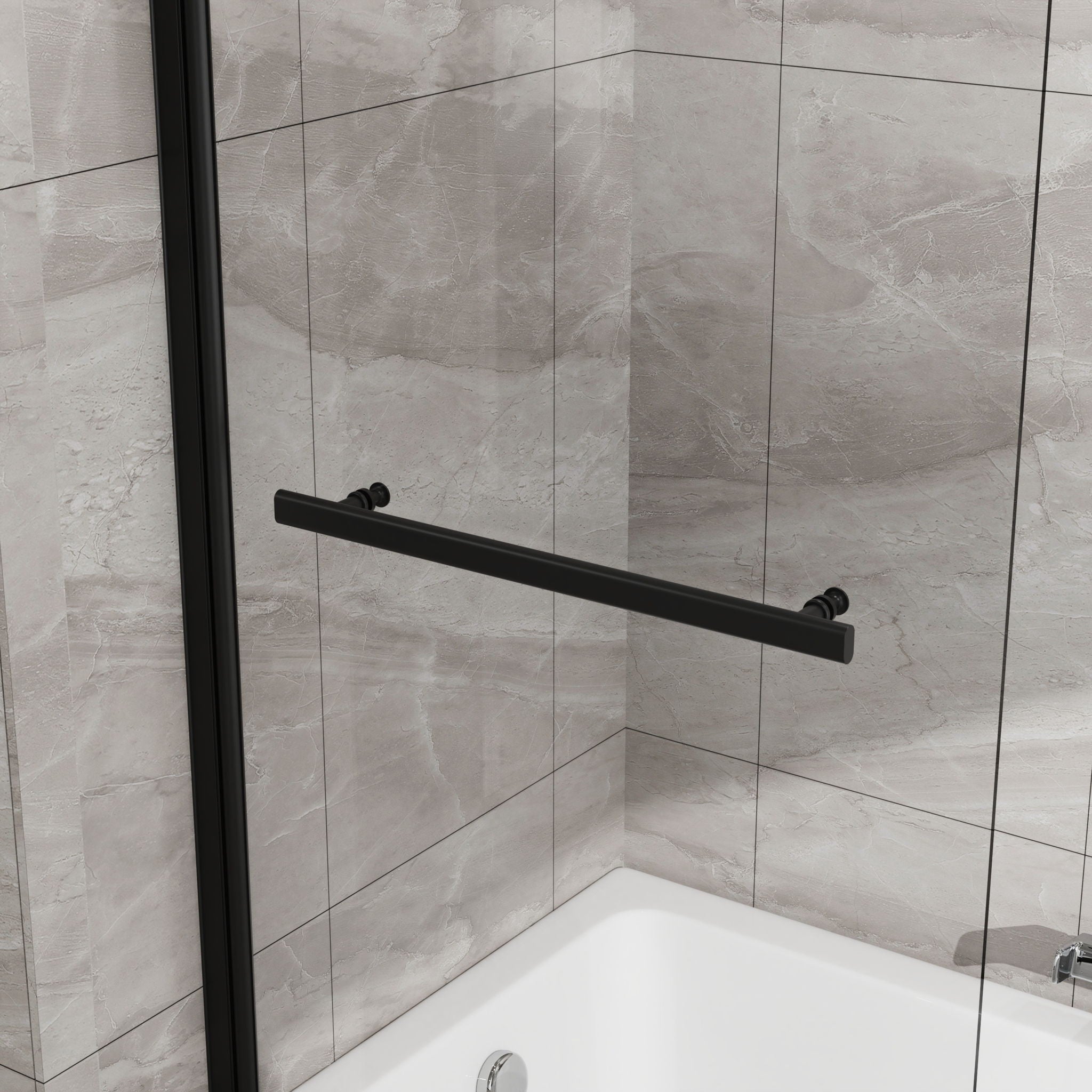 Goodyo - Frameless Bathtub Shower Door - Transparent
