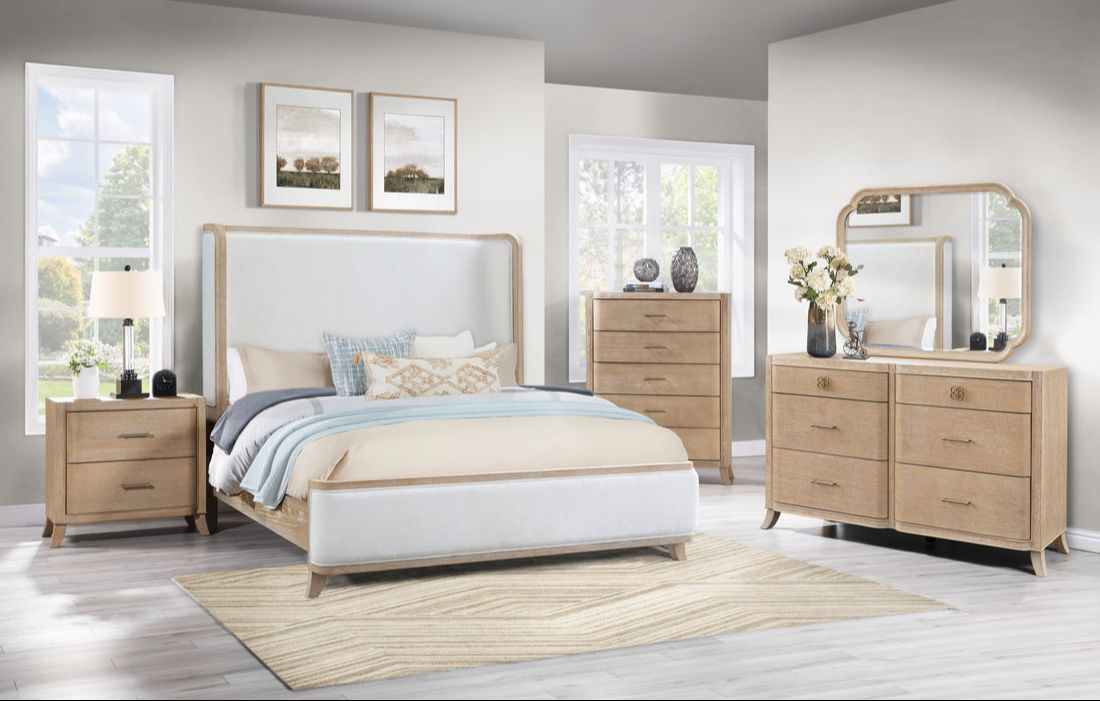 Gilded Heritage Walnut Bedroom Set - Original
