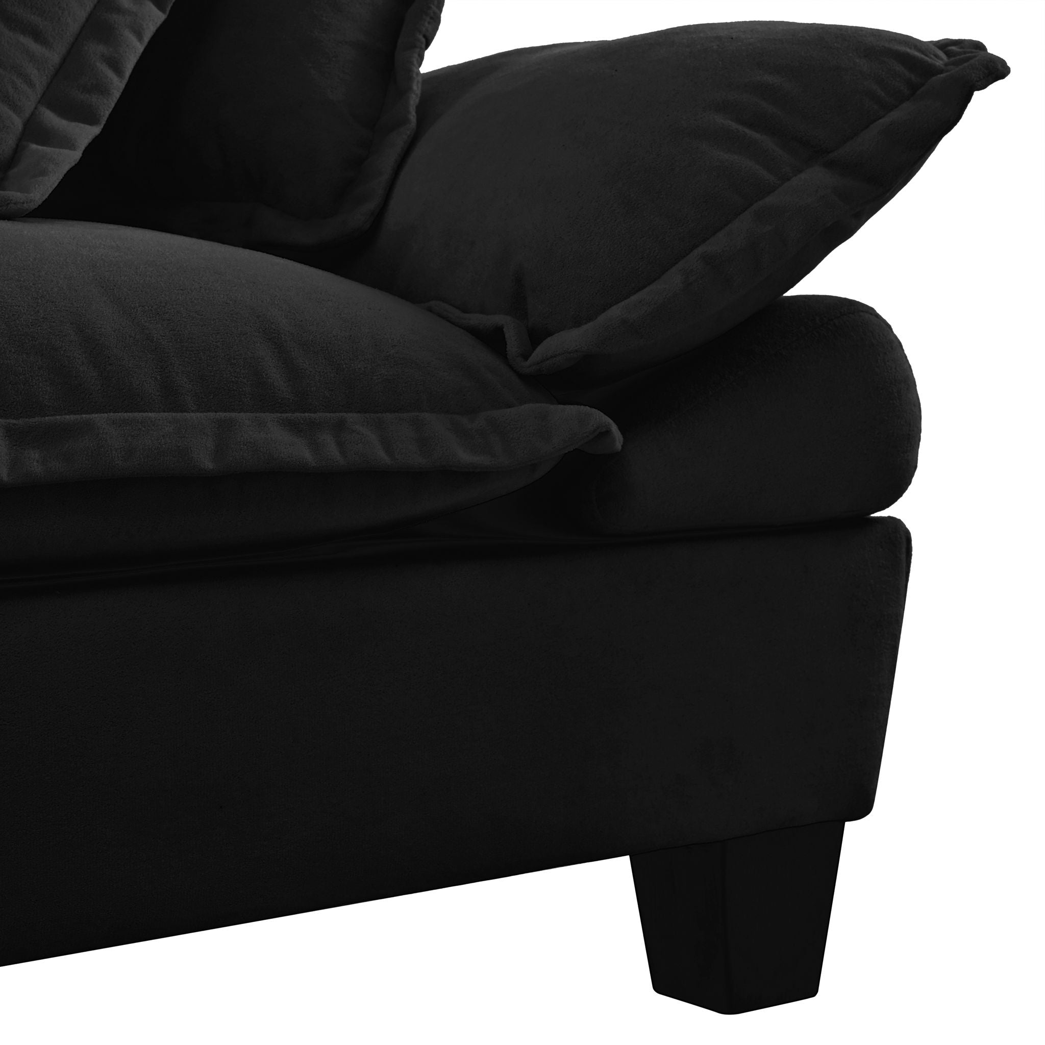 Modular Cloud Couch Sofa With Cup Holders & Storage, USB Port