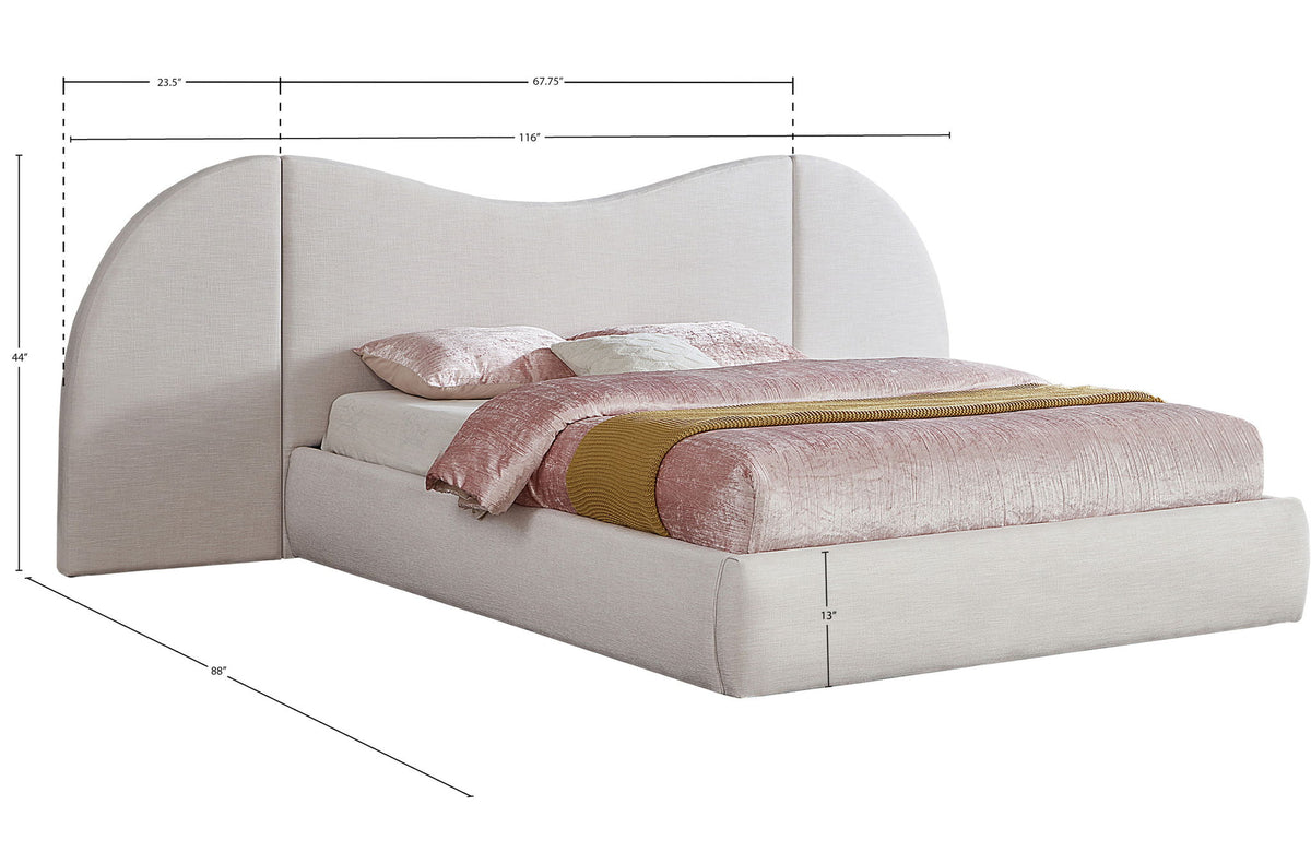 Everest - Linen Fabric Bed