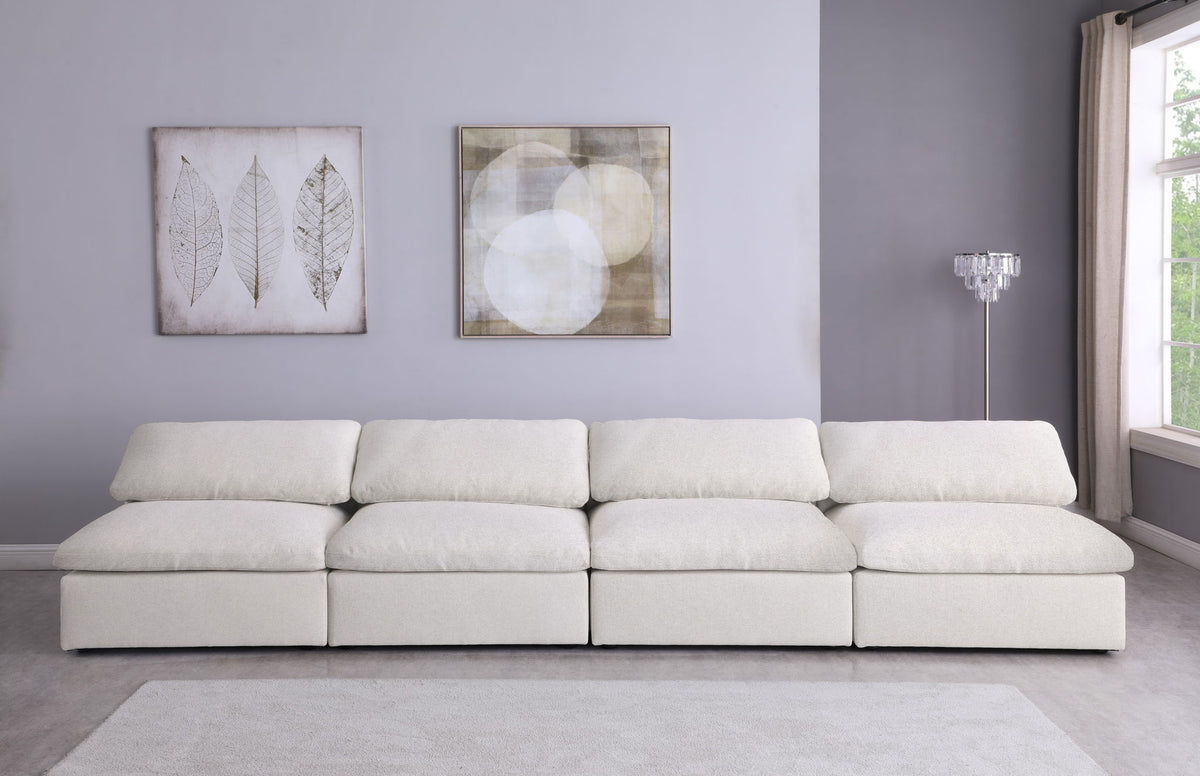 Serene - Modular Armless 4 Seat Sofa