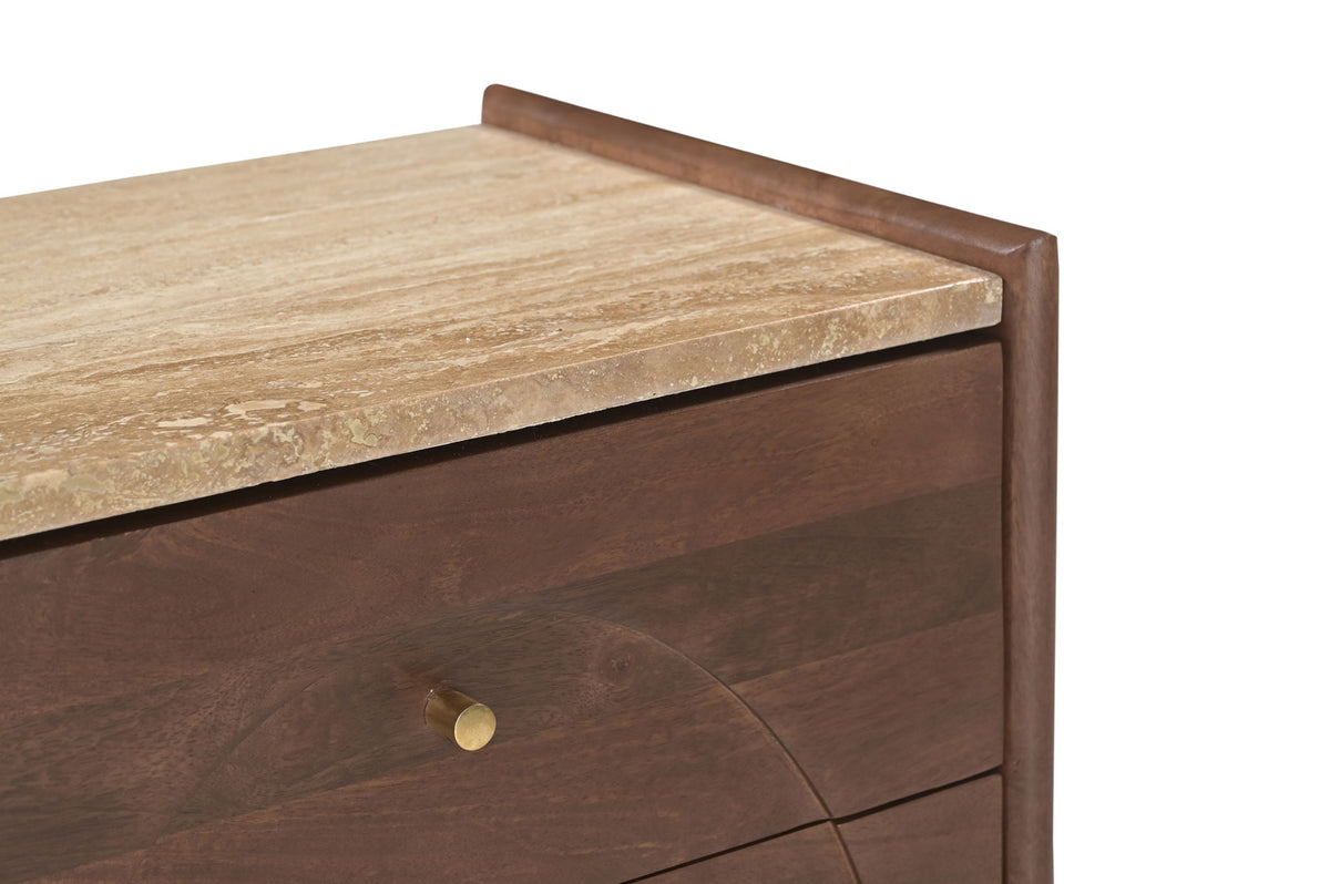 Veya - 22" Mango Wood Nightstand